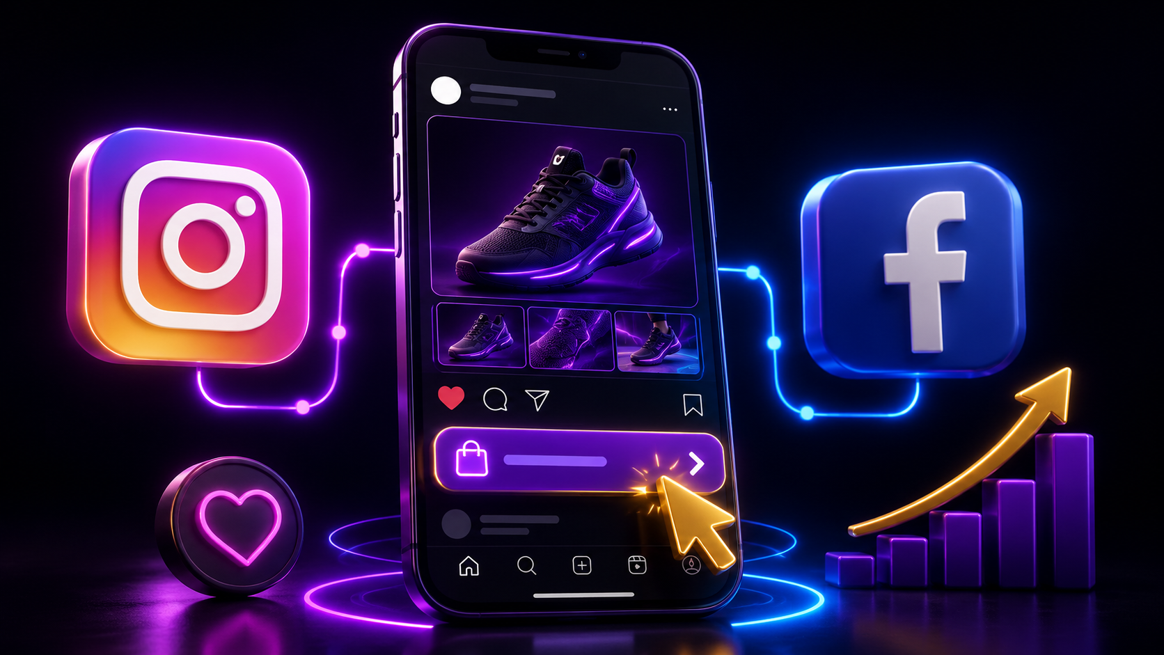 Anúncios no Instagram e Facebook